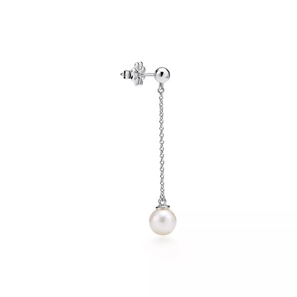 Pearl Drop Earrings - Picture 4 of 5